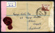 1944 O'Cleary 1/- On A Registered Cover From Dublin To Argyll With Clear First Day Cancels, British And Irish Censor - Covers & Documents