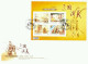 Taiwan Chinese Classic Novel-The Romance The Three Kingdoms (IV) 2010 Kingdom (ms FDC) - Brieven En Documenten