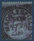 Grande Bretagne N°95 2 1/2 Penny Violet Sur Bleu Obliteration Dateur Mixte De MACCLESFIELD SUPERBE - Gebruikt