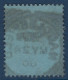 Grande Bretagne N°95 2 1/2 Penny Violet Sur Bleu Obliteration Dateur Mixte De MACCLESFIELD SUPERBE - Used Stamps