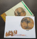 Taiwan Ancient Chinese Painting-Nine Elders Of MT. Hsiang 2010 Art Drawing (miniature FDC) *odd Shape *unusual *rare - Storia Postale