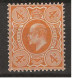 1902 MH Great Britain Mi 119 - Unused Stamps