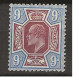 1902 MH Great Britain Mi 112 - Ongebruikt