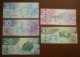China BOC Bank Training/test Banknote,Canada Dollars C Series（Deep Color）5 Different Note Specimen Overprint - Canada