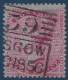 Grande Bretagne N°17a 4 Pence Rose Sur Azuré Filigrane Moyenne Jartière Oblitéré Ligne De Glasgow Frais & TTB - Ungebraucht