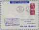 FRANCE - 1946 - Paire Yv.724 15fr Lilas-rose (typo) Gandon Sur Pli 1er Vol Paris-New York - TB - 1945-54 Marianna Di Gandon