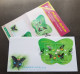 Taiwan Butterflies 2009 Flowers Insect Butterfly Flora (miniature Sheet FDC) *odd Shape *unusual *rare - Covers & Documents