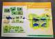 Taiwan Butterflies 2011 Flowers Insect Butterfly Flora (miniature Sheet FDC) *odd Shape *unusual *rare - Storia Postale