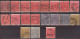 LOT Stamps AUSTRALIA  GEORGE V -1913-1936 -Varietyes-- --Watermarks - Oblitérés