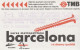 Ticket  Metro Subway Barcelona TMB - ATM - 1999-2000? - Europa