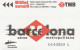 Ticket  Metro Subway Barcelona TMB - ATM - 1999-2000? - Europe