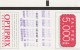 Ticket  Metro Subway Barcelona TMB - FGC - 1999-2000? - Europe