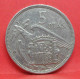 5 Pesetas 1957 étoile 75 - TTB - Pièce Monnaie Espagne - Article N°2364 - 5 Pesetas