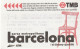 Ticket  Metro Subway Barcelona TMB - FGC - 1999-2000? - Europe