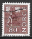 Norway 1972. Scott #609 (U) Stave Church - Used Stamps