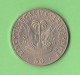 Haiti 50 Centimes 1975 FAO President Claude Duvalier Nickel  Coin - Haití