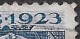 Plaatfout Vlekje Op De Ondervoet Van De 2 Van 1923 In 1923 Jubileumzegels 20 Cent Lijntanding 11½ X 12 NVPH 125 G PM - Plaatfouten En Curiosa