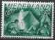 Plaatfout Donkergroen Krasje Rechts On De 4 (zegel 76) In 1949 Zomerzegel 6+4 Cent Groen NVPH 515 PM 5 - Errors & Oddities