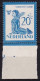 Plaatfout Blauw Puntje Voor De H Van Het In 1950 Kinderzegels  20 + 7 Ct Blauw NVPH 567 PM 3 Postfris - Errors & Oddities