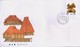 Delcampe - 1986 China  R23 Residential Houses B.FDC - 1980-1989