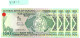 VANUATU 100 Vatu  Centrale BANK .1ère émission Année 1982 # 1  Petit N°  - 4 Billets à Suivre NEUFS - Vanuatu