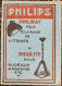 CALENDRIERS - 1930 - PUB PHILIPS - Calendrier Et Carnet - Petit Format : 1921-40