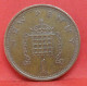 1 Penny 1980 - TTB - Pièce Monnaie Grande-Bretagne - Article N°2638 - 1/2 Penny & 1/2 New Penny