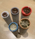 LATVIA UNC Mint Euro Cent Coin Roll Set. 5 Rolls: 1c - 20c. KM#150-154 Random Years - Rollos