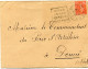 FRANCE LETTRE AVEC OBLITERATION DAGUIN DENAIN 24-2-32-NORD " MINES USINES VERRERIES ECOLE PROFe " - Verres & Vitraux