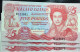 Falkland Islands £5 Pound 2005 Banknote BUNC - Isole Falkland