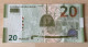 AZERBAIJAN 2005 AUNC 20 MANAT NOTE. Old Design. Folded Per Center. Pick#28 - Azerbaïjan