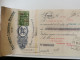 Lettre De Payement, Tissages Leonard Maere, Gand Avec Timbre Taxe Luxembourg - Postage Due