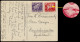 SUÈDE / SWEDEN - 1936 Facit F247C & F248CvP1 (plate Flaw) On Postcard From Stockholm To Germany - Lettres & Documents