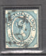 Tas002 1853 Australia Tasmania One Penny Good Edges Gibbons Sg #2 1500 £ 1St Used With Certificate - Oblitérés