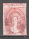 Tas013 1857 Australia Tasmania One Penny Unique Cut Gibbons Sg #25 50 £ 1St Lh - Autres & Non Classés