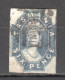 Tas046 1860 Australia Tasmania Six Pence Gibbons Sg #48 75 £ 1St Used - Used Stamps