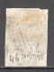 Tas052 1860 Australia Tasmania Six Pence Stamped 61 Mount Direction Good Edges Gibbons Sg #46 85 £ 1St Used - Used Stamps