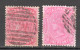 Tas127 1878 Australia Tasmania One Penny Gibbons Sg #156 2St Used Different Tints - Used Stamps