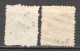 Tas139 1880 Australia Tasmania Four Pence Gibbons Sg #166 60 £ 2St Used - Used Stamps