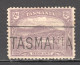 Tas197 1911 Australia Tasmania Perf 11 Hobart Gibbons Sg #259 1St Used - Oblitérés