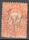 Tas204_5 1863 Australia Tasmania Perf 12 Ten Shillings Fiscal Gibbons Sg #F16 275 £ 1St Used - Gebraucht