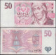 CZECH REPUBLIC - 50 Korun 1997 P# 17a Europe Banknote - Edelweiss Coins - República Checa