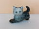 MINIATURE - MINIATURES ANIMAUX -  CHAT GRIS - Animaux