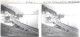 SUISSE / CHATEAU DE CHILLON  /  VOIE FERREE / DEBUT 20 EME / PLAQUE DE VERRE PHOTO STEREO / - Plaques De Verre