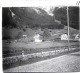 SUISSE / BRUNIG / ROUTE ET CHALET/ DEBUT 20 EME / PLAQUE DE VERRE PHOTO STEREO / - Plaques De Verre