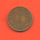 Guyana 1 One Cent 1974 Nickel Brass Coin - Guyana