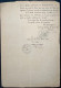 DOCUMENT PUY DE DOME / LES ANCIZES COMPS 1908  ETABLISSEMENT DU SERVICE TELEPHONIQUE - Manuscrits