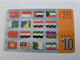 NETHERLANDS/ PREPAID/  € 10,- /FLAGS OF THE DIFFERENT COUNTRYS/   - USED CARD  ** 13940** - Cartes GSM, Prépayées Et Recharges