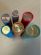 Lithuania 6 Full UNC Mint Rolls 1 Cent - 50 Cents. KM#205 -210. Random Years 2015-2022 - Rouleaux