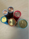 Lithuania 6 Full UNC Mint Rolls 1 Cent - 50 Cents. KM#205 -210. Random Years 2015-2022 - Rollen